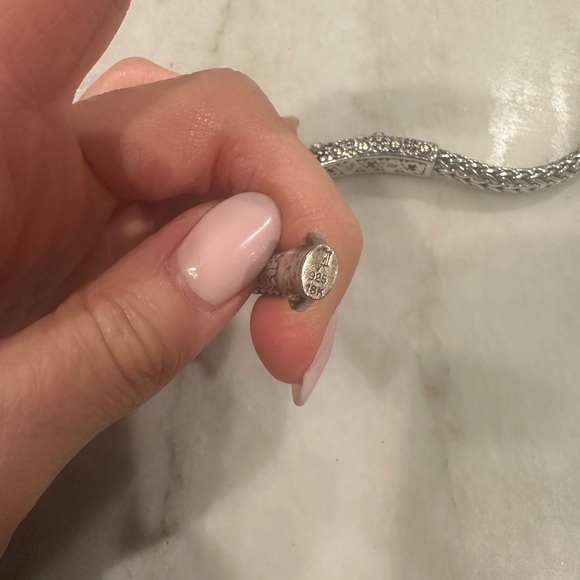 John Hardy Dot Jaisalmer Silver, Pearl and 18k Gold Accented Bracelet - Picture 4 of 5